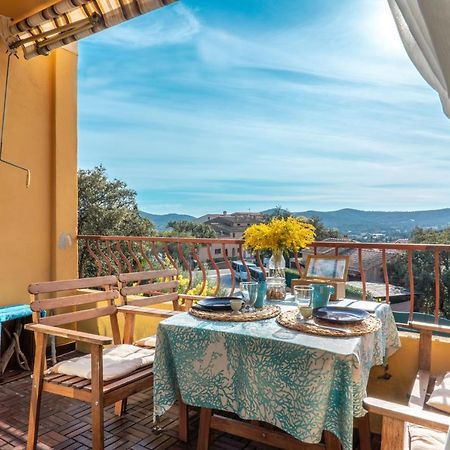 L'Odyssee Provencale, Un Duplex De Charme De 2 Chambres Au Pied Du Village Medieval De Bormes-Les-Mimosas, Offrant Des Prestations Haut De Gamme Et Une Superbe Vue Sur Le Massif Des Maures Bormes-les-Mimosas Exterior foto